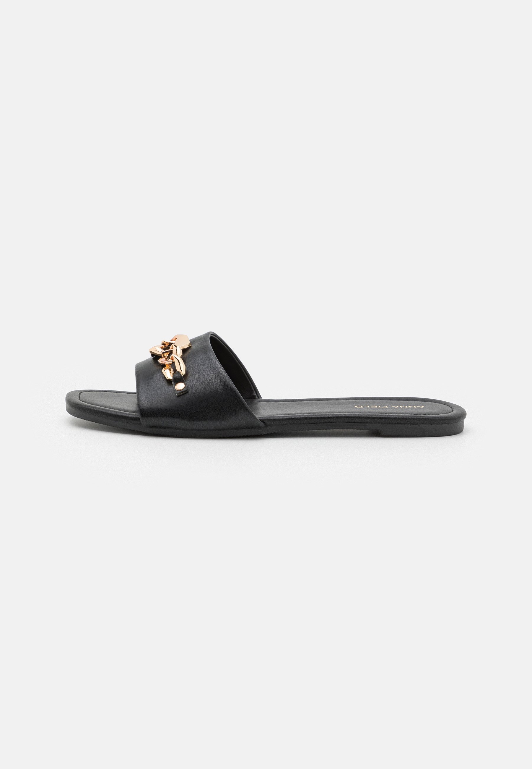 Anna Field Wide Fit Mules - zwart