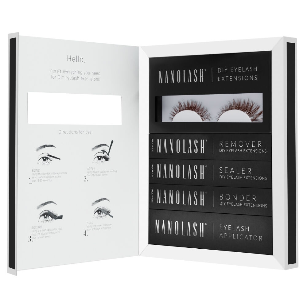 Nanolash DIY Eyelash Extensions Starter Kit Brown