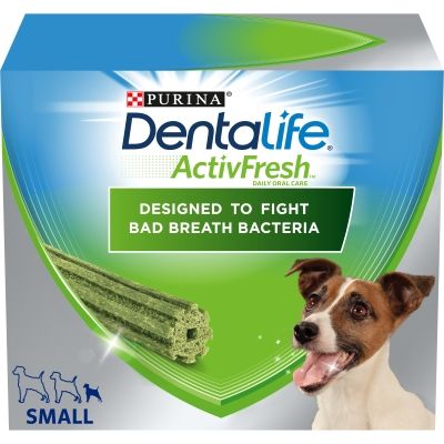Purina Dentalife ActivFresh Σνακ Καθημερινής Φροντίδας Οδοντιατρικής για Σκύλους Μικρόσωμων Φυλών