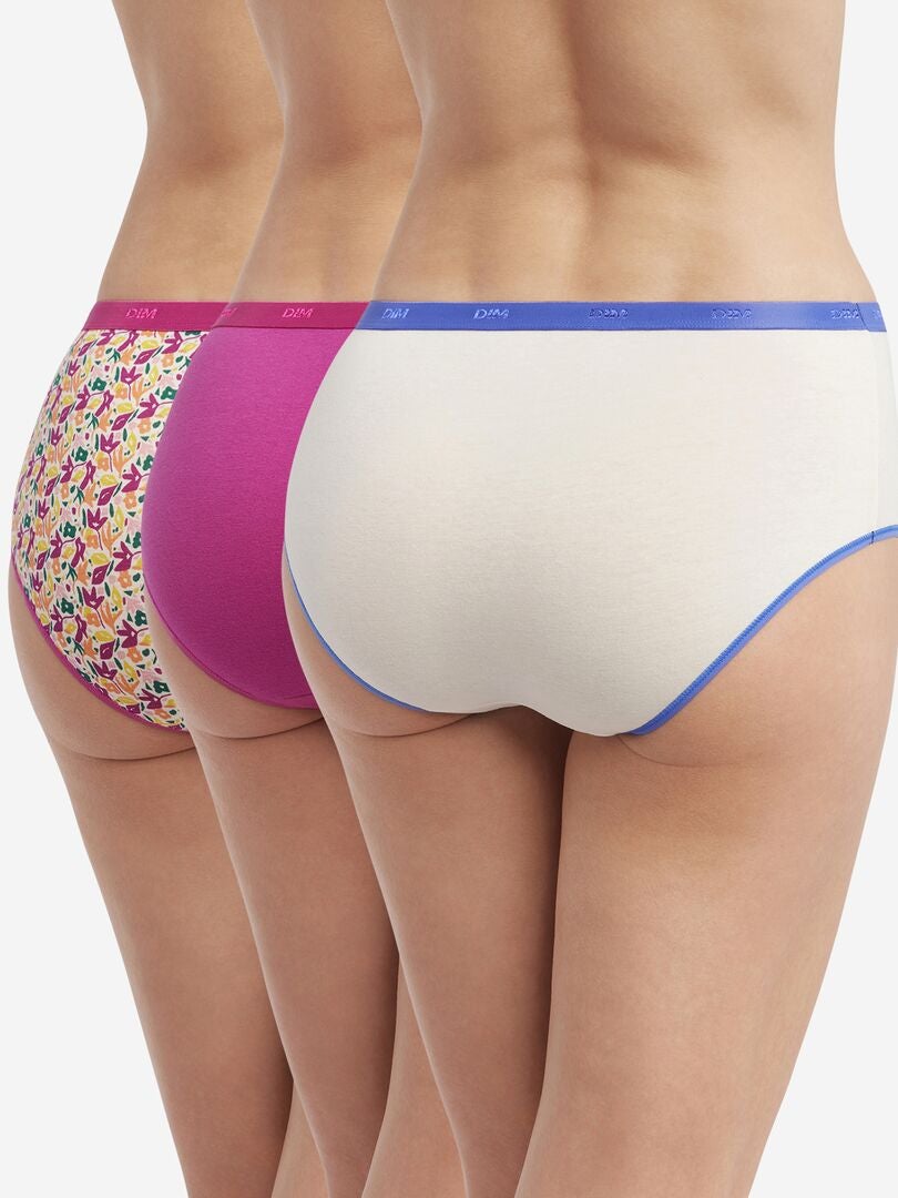 Conjunto de 3 calças culote 'Dim' - ROSA
