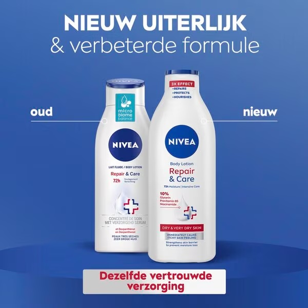 NIVEA Repair & Care losjon za telo<br>400 ml - za suho do zelo suho kožo