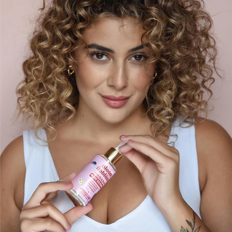 „Bloom Robbins Growth & Scalp HAIR SERUM“ serumas visiems plaukų tipams