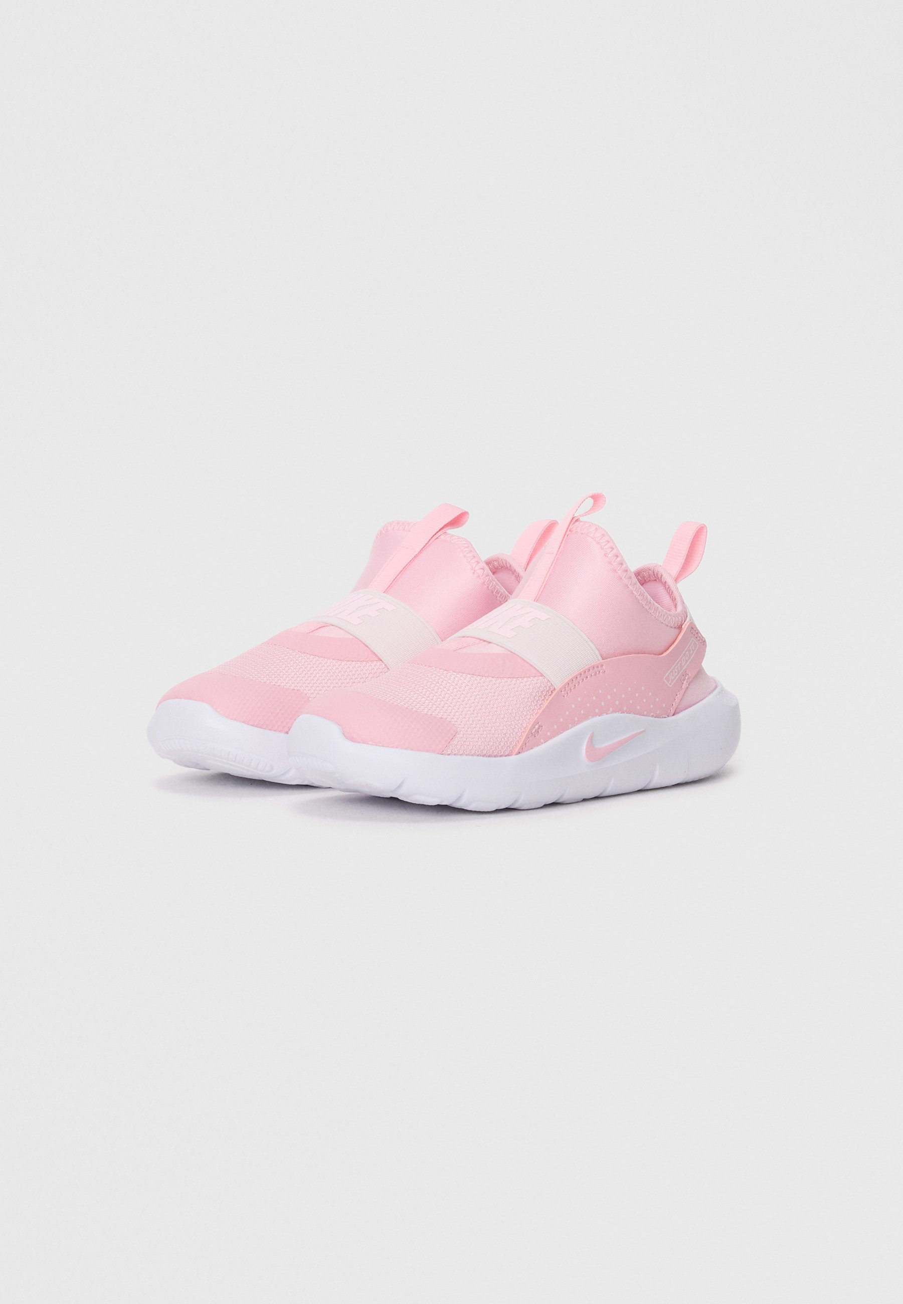 Nike Performance FLEX RUNNER 4 UNISEXE - Chaussures de running sur route - rose pâle/blanc moyen