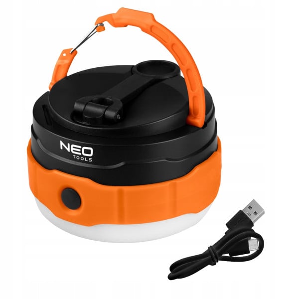 Lampa biwakowa kempingowa turystyczna 3w1 latarka LED NEO