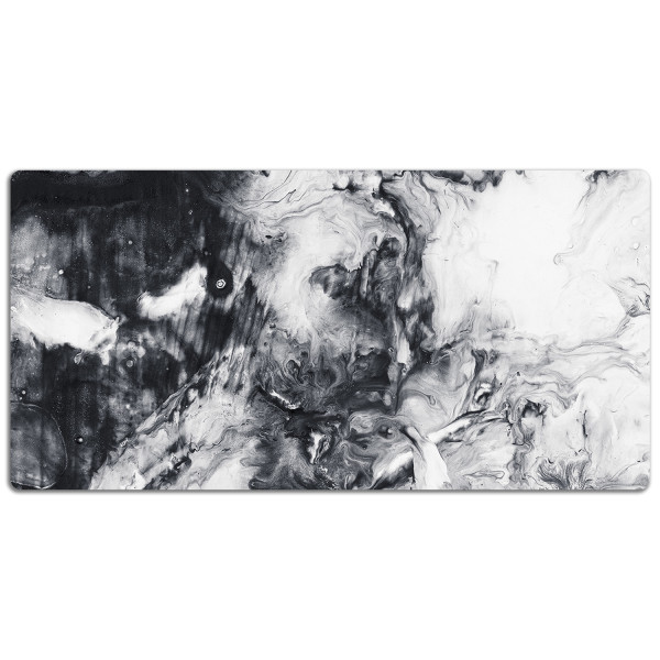 Podkładka ochronna na stół  Czarno-biała farba - 120x60