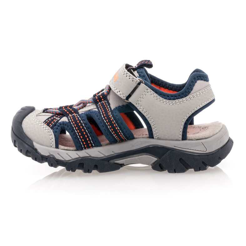 Sandalias grises para niño / Zapatos de punta abierta