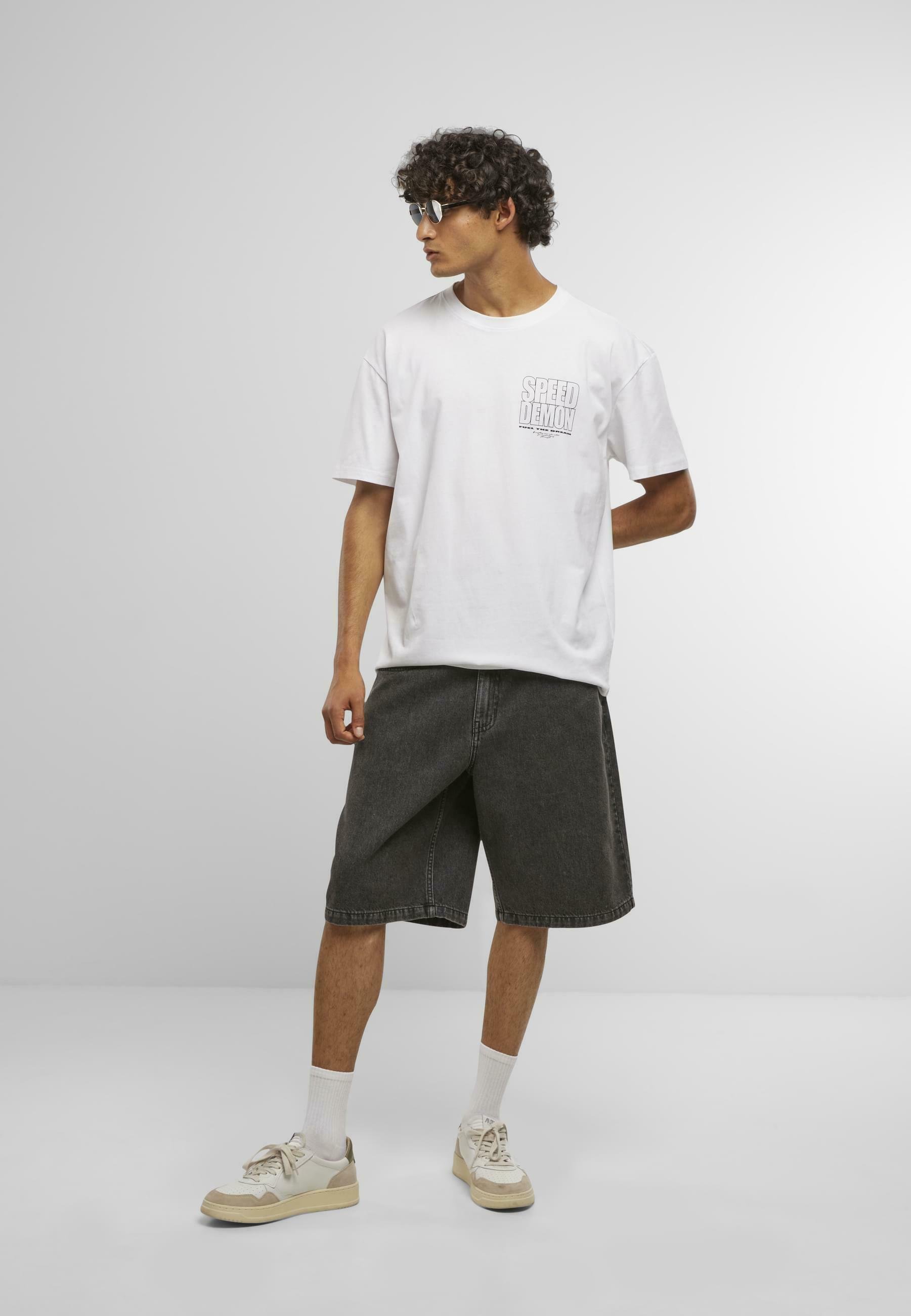 T-shirt imprimé Mister Tee SPEED DEMON - blanc