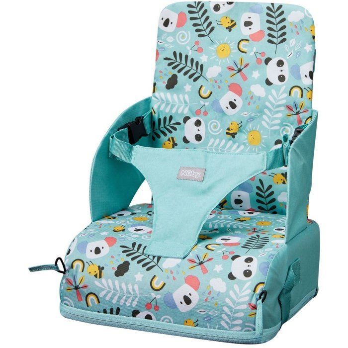 Siège réhausseur enfants - NUBY - Panda - Pliable - Mousse - Imperméable - Dès 6 mois