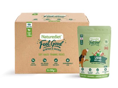 Naturediet Feel Good Soft Baked Træningsgodbidder - Lam med Mynte
