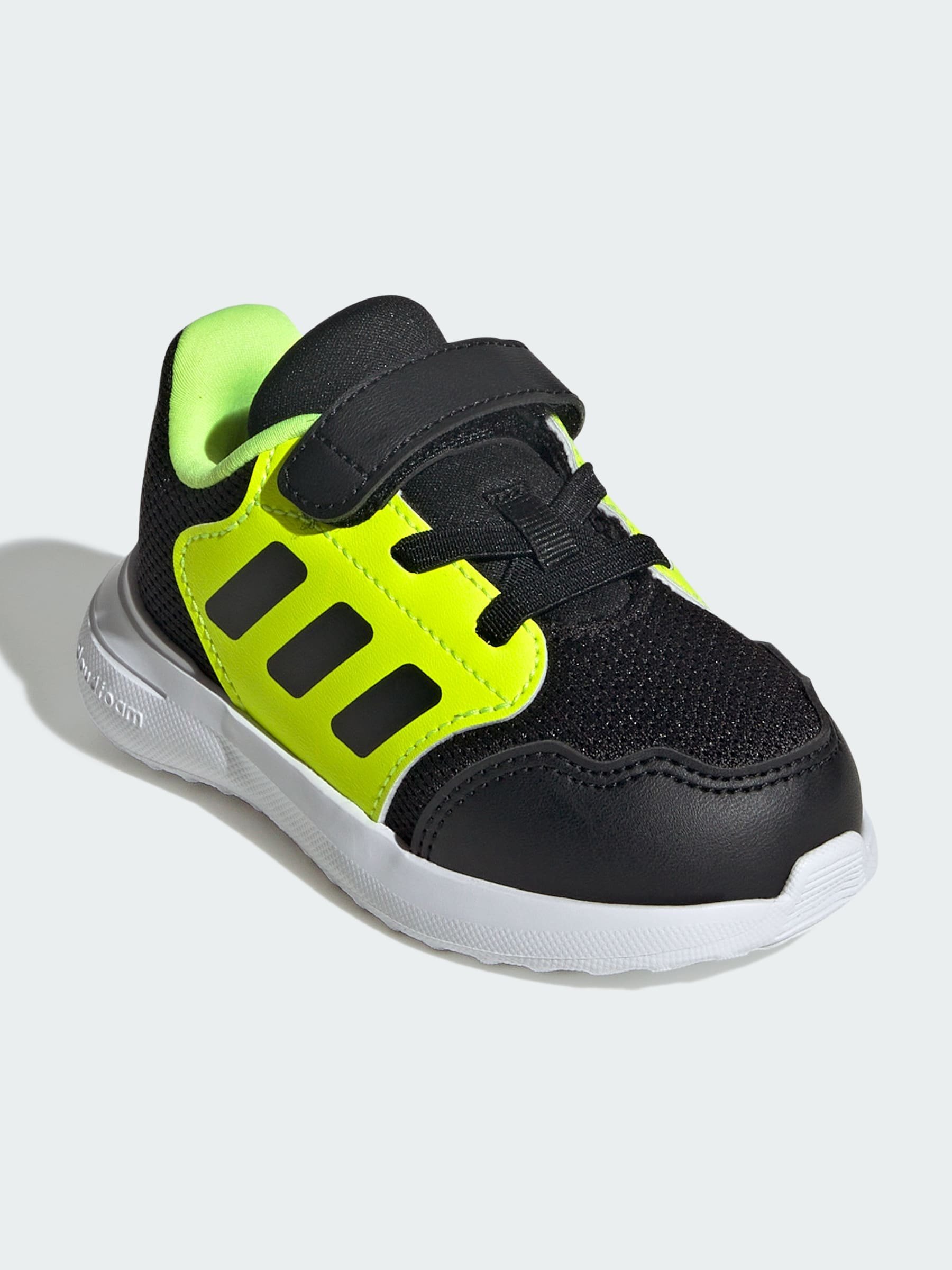 adidas Performance TENSAUR UNISEX - Chaussures de running sur route - Noir et citron clair