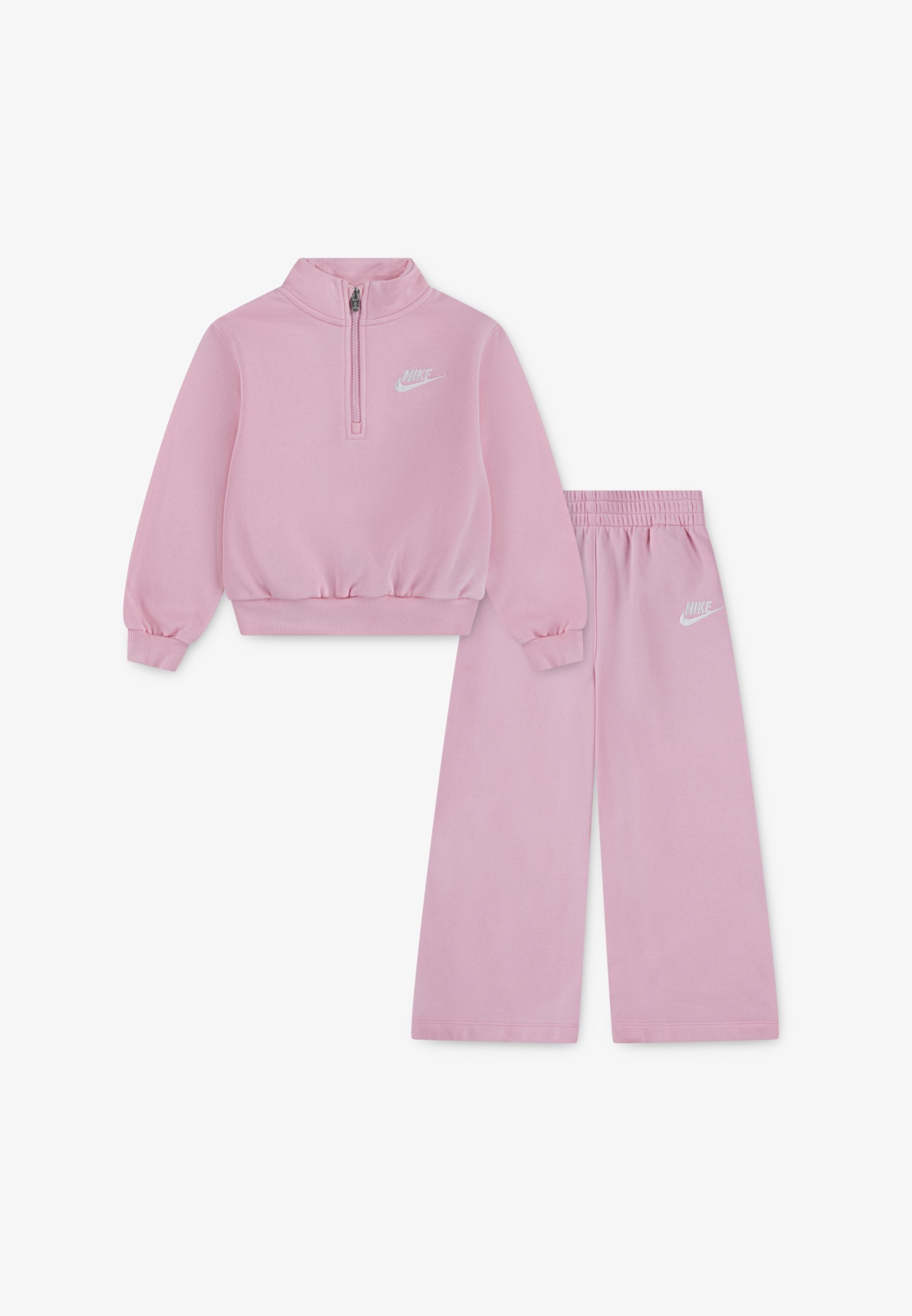 Survêtement Nike Sportswear WIDE LEG CLUB - Rose tendre moyen