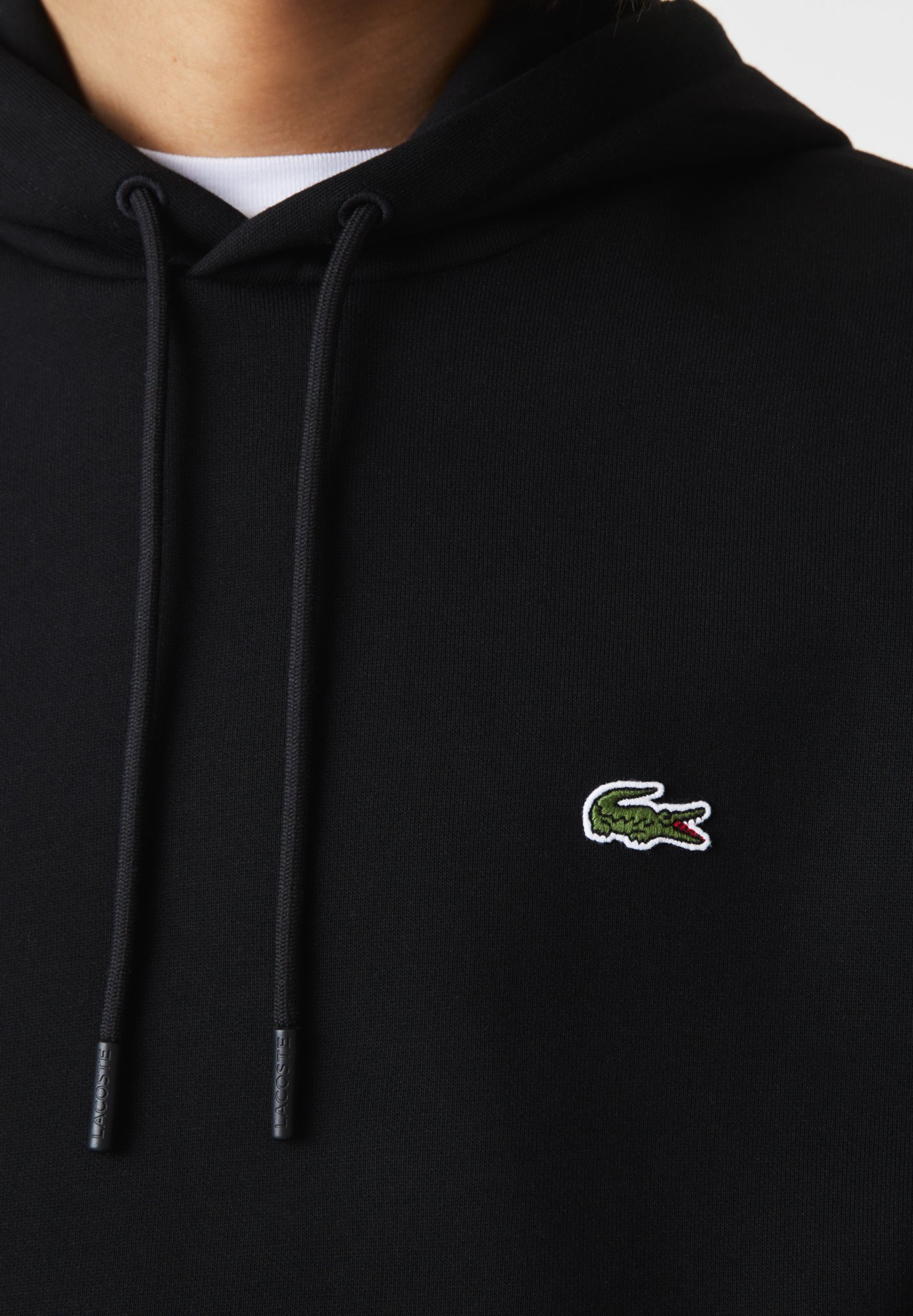 Sweat à capuche Lacoste - noir