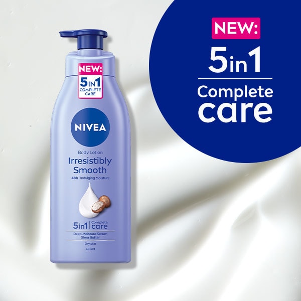 NIVEA „Irresistibly Smooth“ kūno losjonas sausai odai, 400 ml