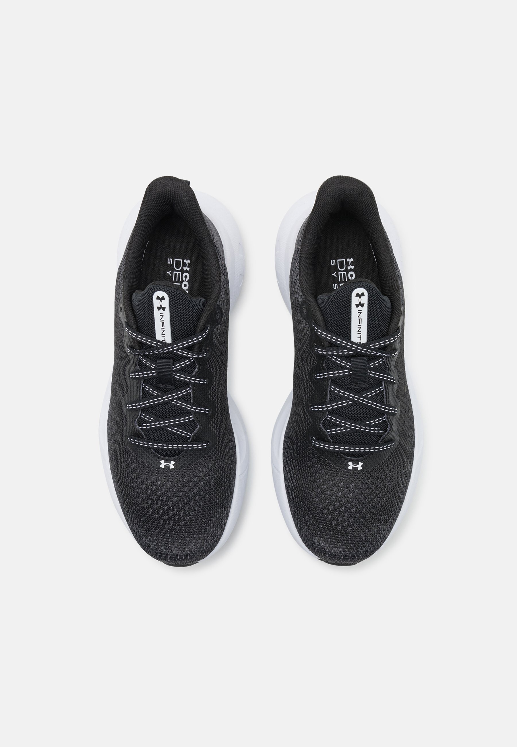 Under Armour INFINITE - Scarpe da corsa su strada - nero/bianco