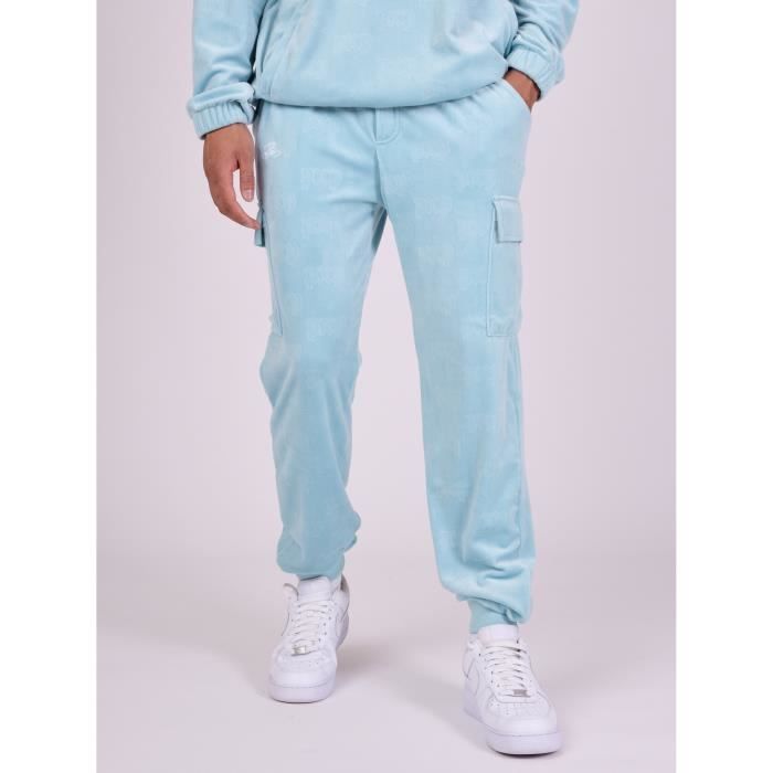 Jogginghose aus Waffelvelours – PROJECT X PARIS – Herren – Türkis – Fitness – Atmungsaktiv