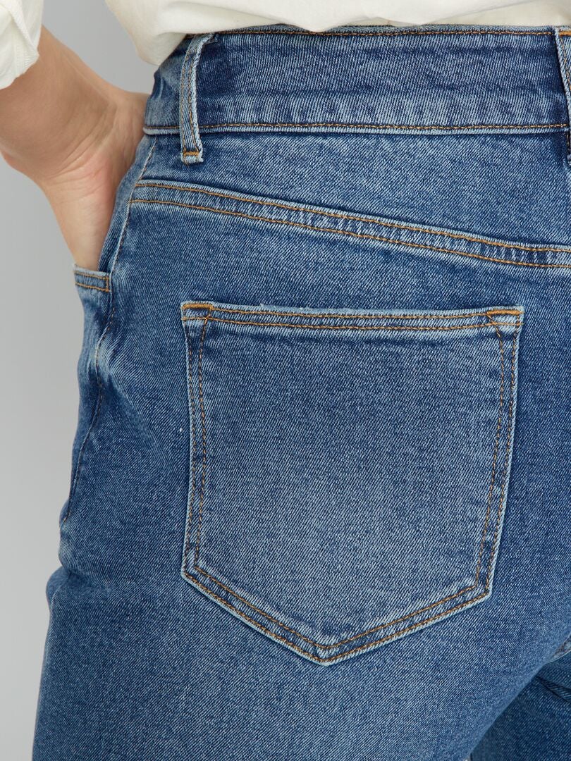 Pantalones acampanados - L30 - AZUL