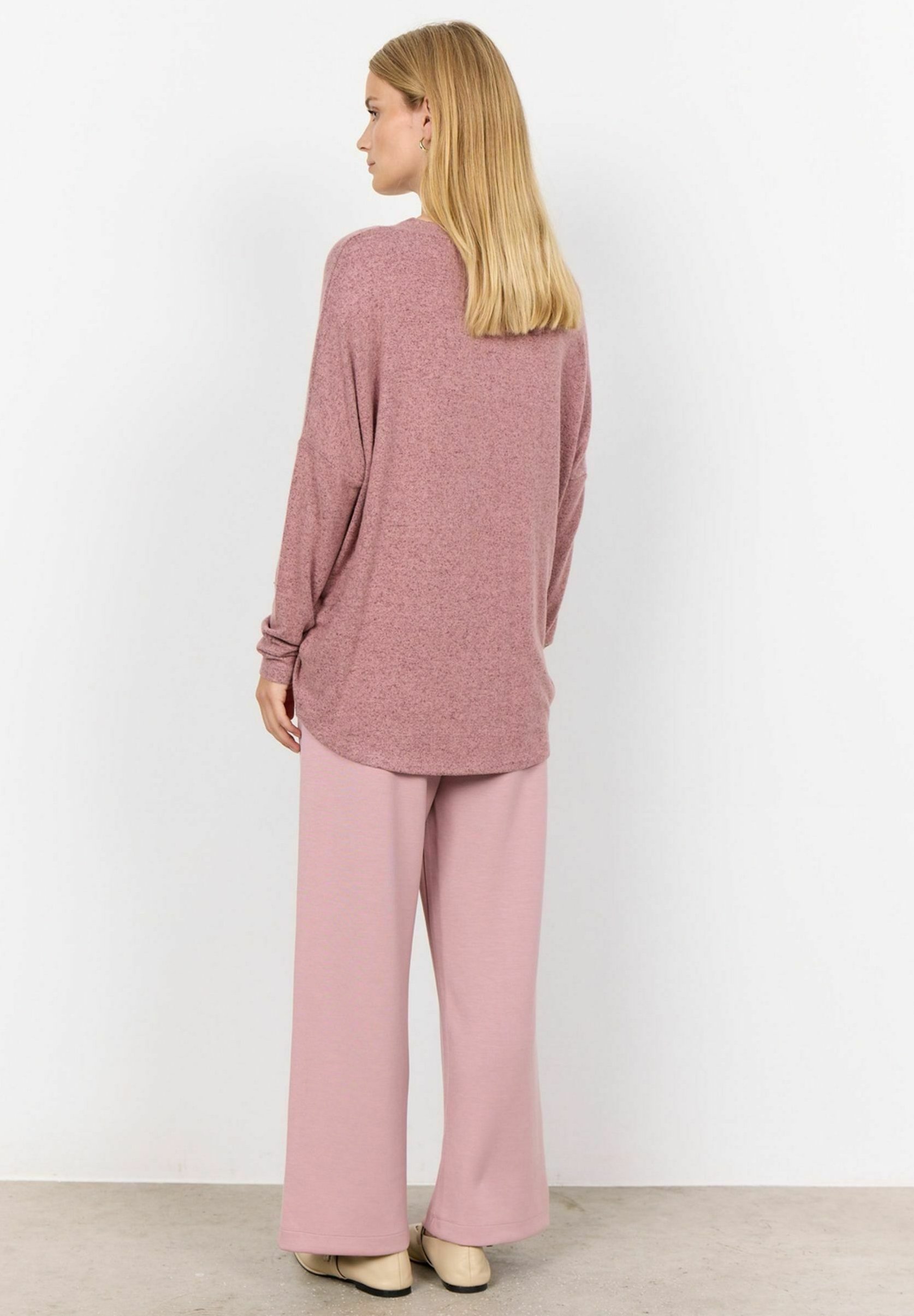 Soyaconcept top met lange mouwen - woodrose melange