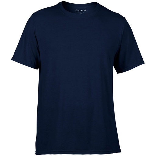 Camiseta Deportiva Transpirable De Manga Corta 100% Poliéster Gildan