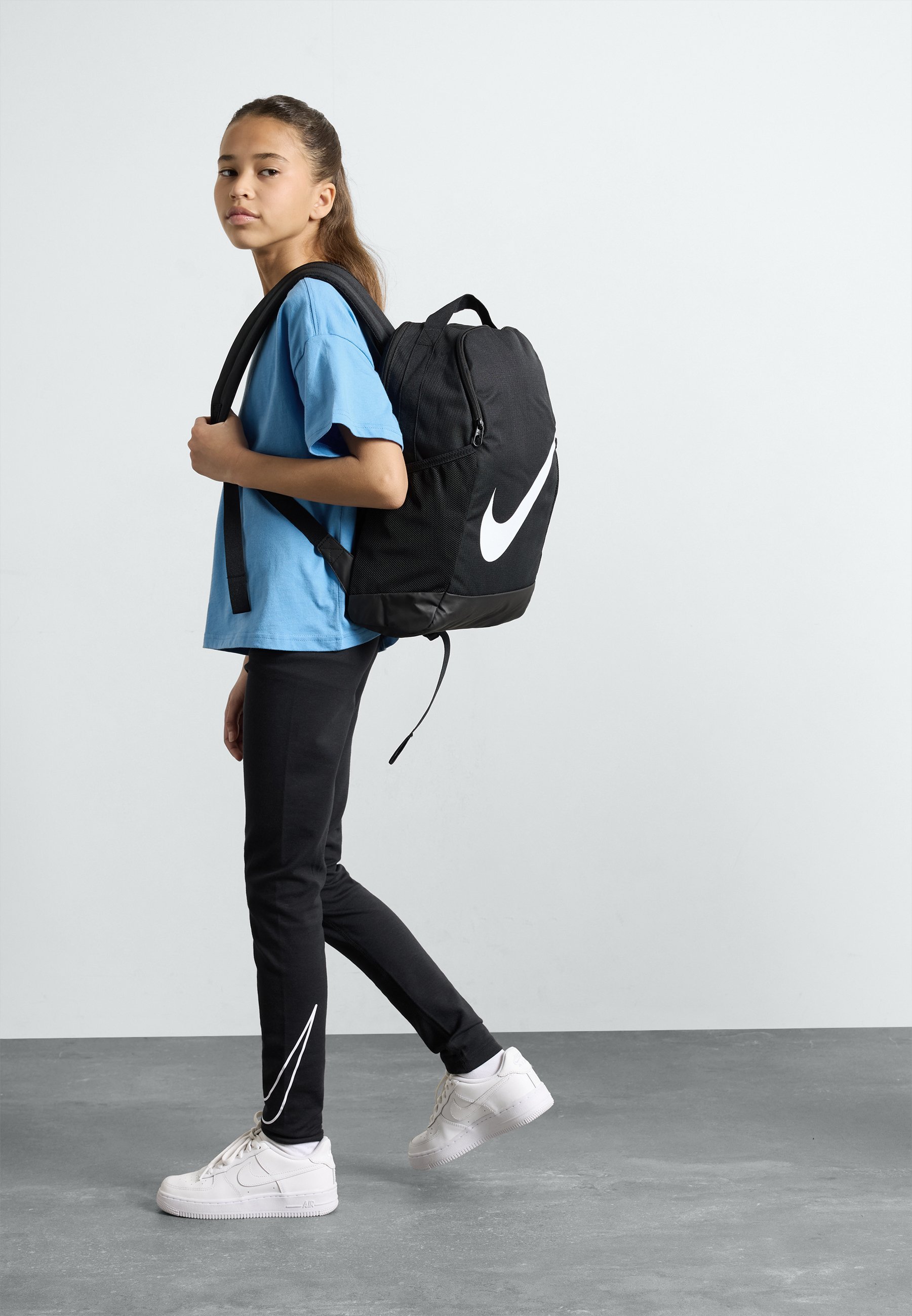 Nike Sportswear BRASILIA PLECAK UNISEX - Plecak - czarny/czarny/biały