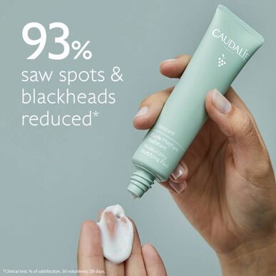 Caudalie Vinopure drėkinamasis matinį atkuriamasis fluidas veidui, gaivinantis nuo odos defektų, 40 ml