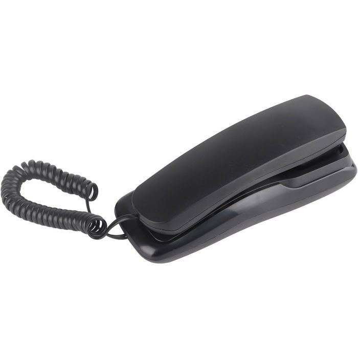 Telefone de parede com fio FEBEST - Chamadas em modo mãos-livres - Rediscagem do último número - Função Flash - Pausa