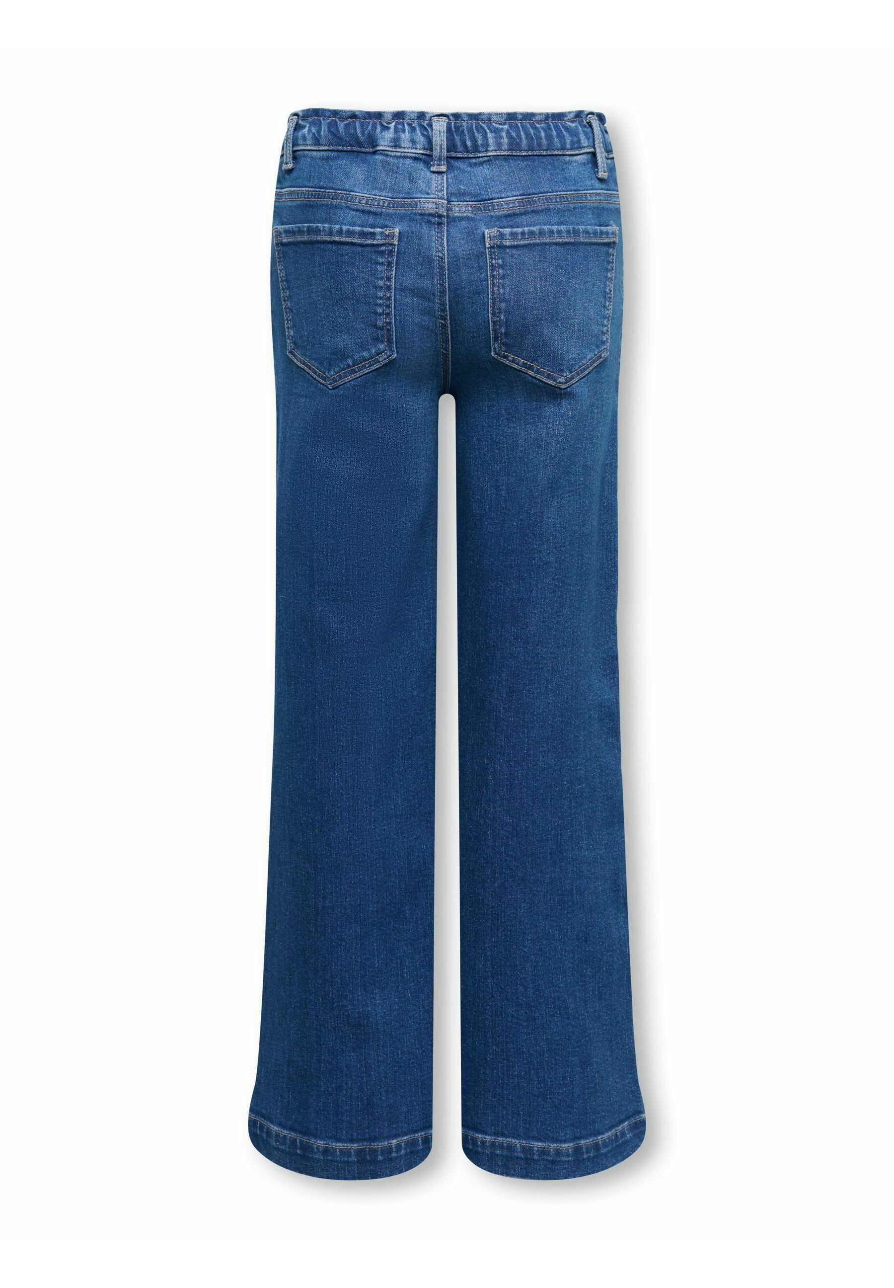 ONLY GIRLS WIDE - Calça jeans flare - jeans azul claro/médio