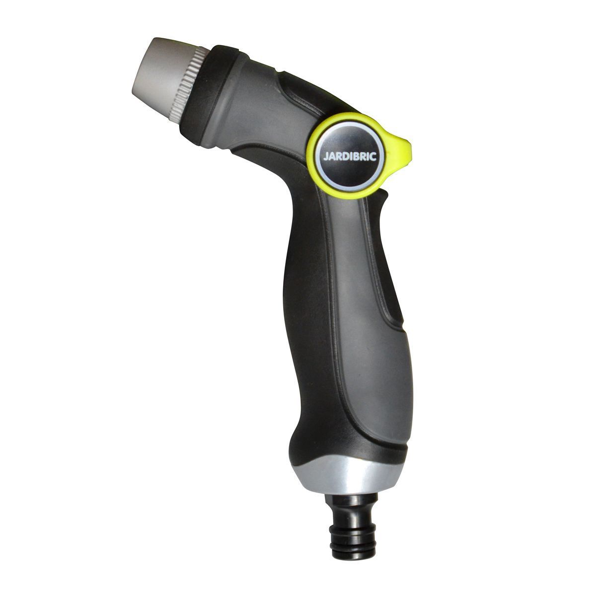 Pistola pulverizadora con revestimiento metálico - 3 en 1 - Boquillas ajustables - Control con el pulgar - Mango ergonómico
