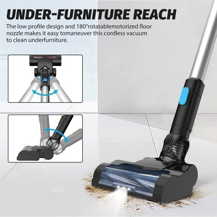 Aspirapolvere senza spazzole da 1800 W, 30 kPa, 1,5 litri, portatile, con funzione di aspirazione e accessori per la pulizia, compatibile con batterie Makita da 18 V.