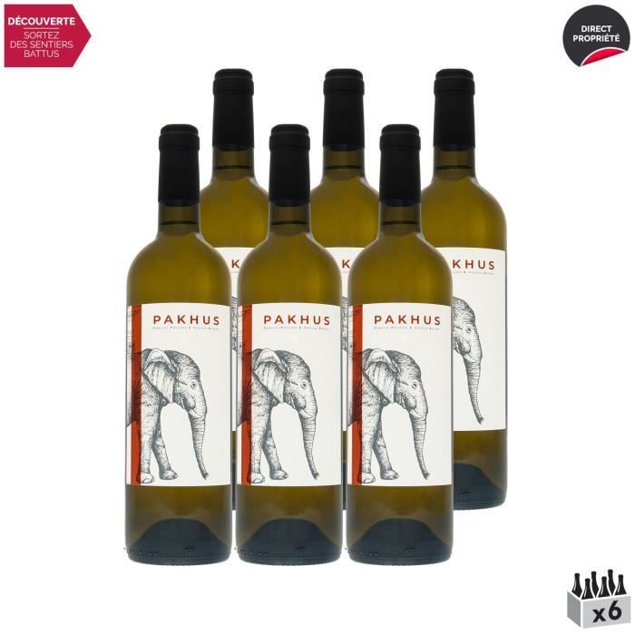 Pakhus Blanc - Caja de 6 x 75cl - Philippe y Sylvain Ravier - Vino blanco de Saboya - Bugey - Denominación VDF Vin de France - Origen