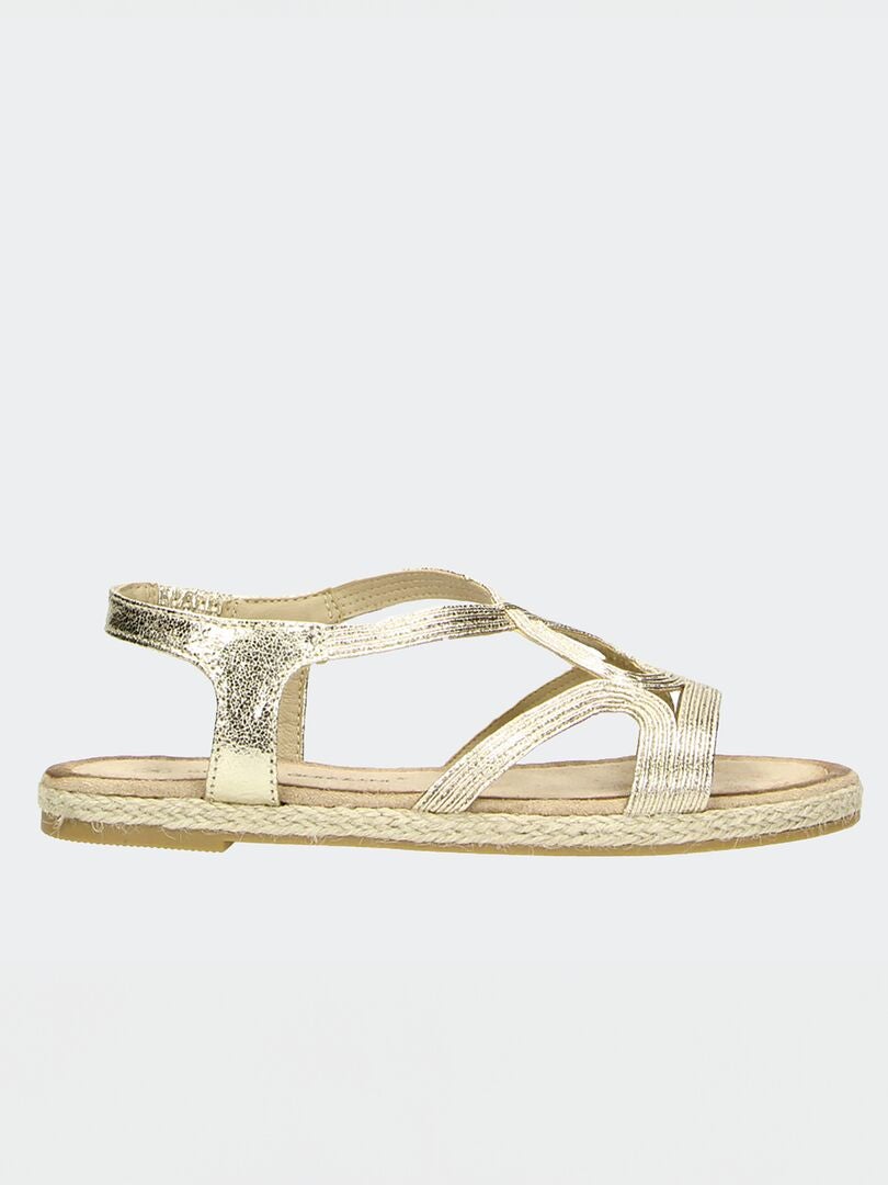 Lage sandalen - BEIGE