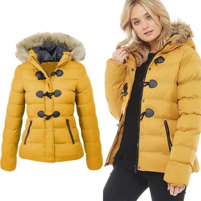 Jaqueta de plumas aquecida - MOBIGARLAN - XD688 - Inverno - Capuz com pele sintética - À prova de vento