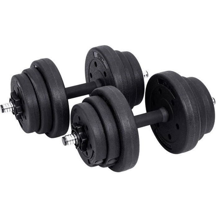 Mancuernas ajustables de hasta 20 kg - SONGMICS