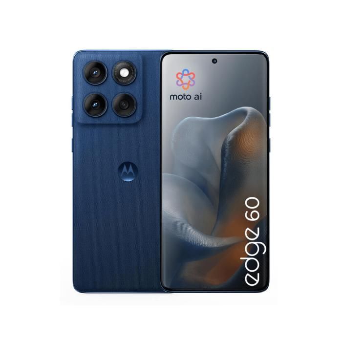Smartphone - MOTOROLA - Edge 60 - 8 GB RAM - 256 GB - Dual SIM - 5G NR - Azul