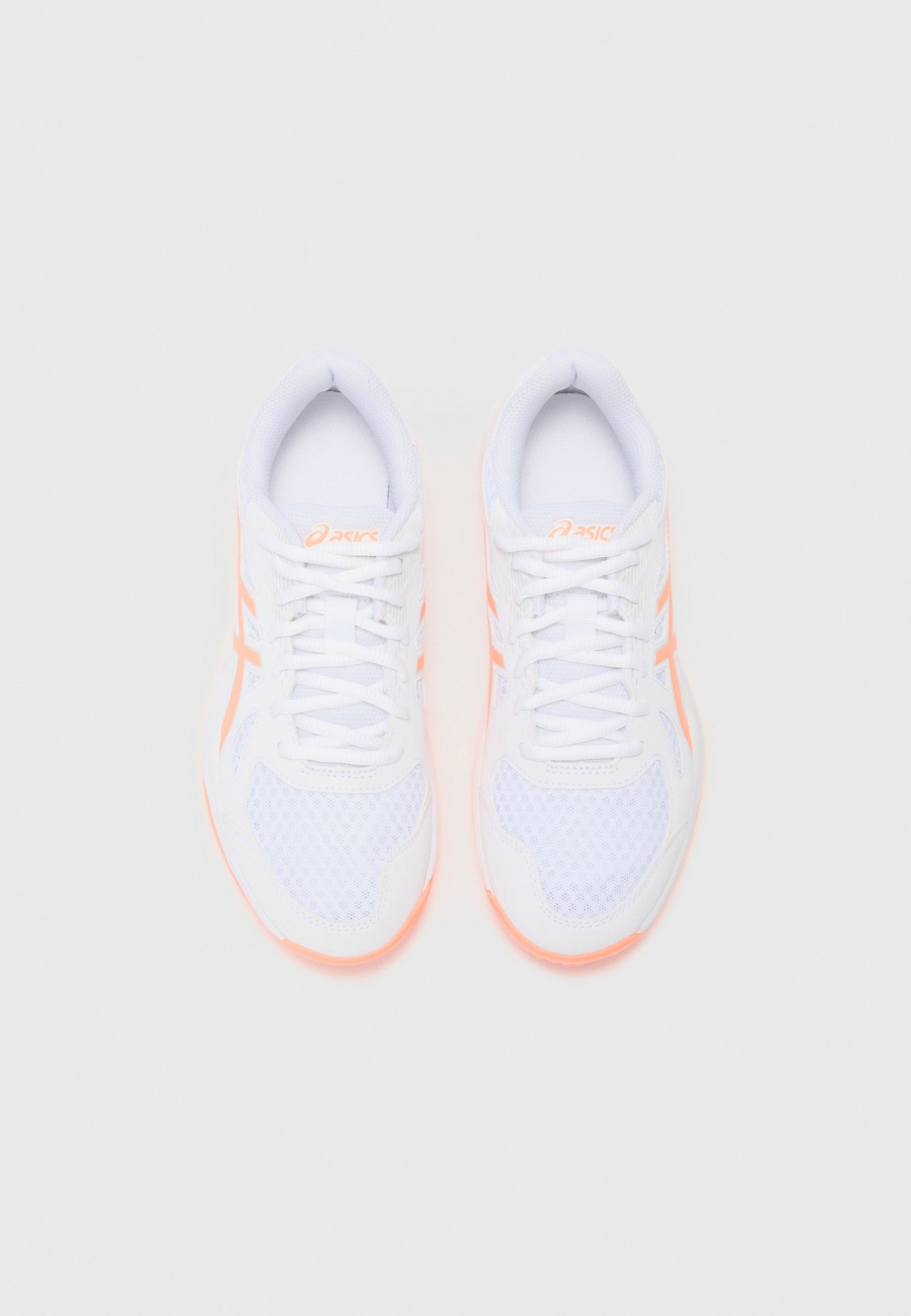 ASICS UPCOURT 6 - Chaussures de volley-ball - blanc/corail vif