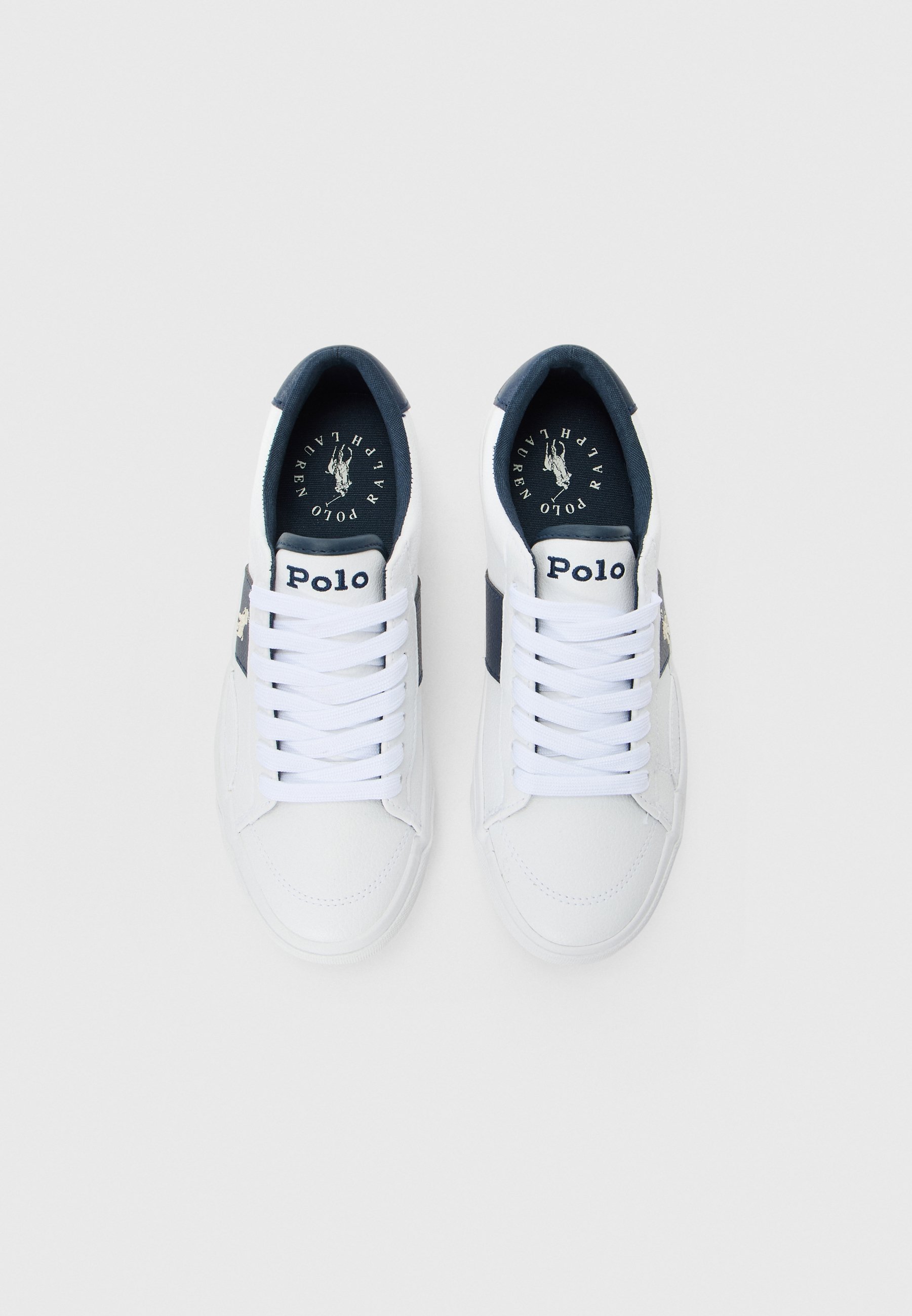Polo Ralph Lauren RYLEY UNISEX - Scarpe da ginnastica - bianco/blu navy