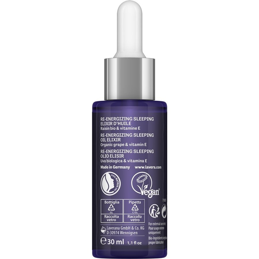 Lavera dieninis kremas „Energying Sleeping Oil Elixir“ 30 ml