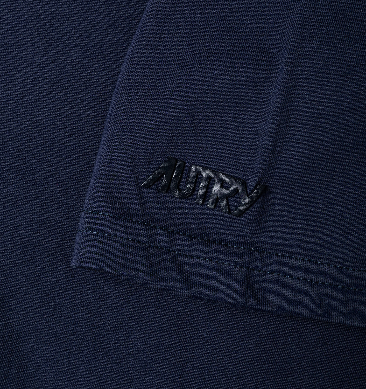 TRICOU DIN JERSEY DE BUMBAC CU LOGO ALBASTRU