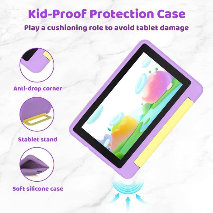 KOTSREN CHILDREN'S TABLET - A133 - Android 13 - 8 GB RAM - 64 GB (expandable to 128 GB)