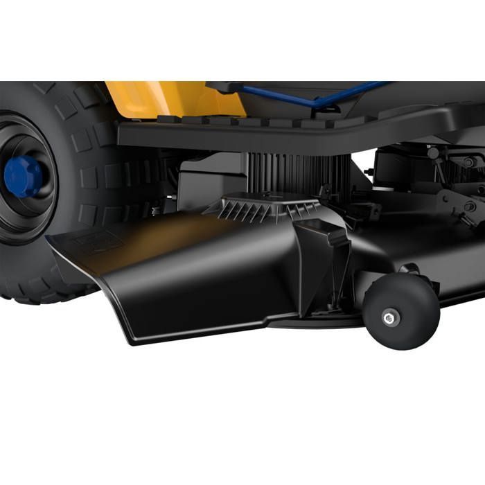 STIGA 7108E TORNADO TAGLIAERBA A BATTERIA CON SEDILE, POTENZA 64 AH, 108 CM – TRASMISSIONE CON UN SOLO PEDALE, MODALITÀ ECO – PRATO FINO A 7.500 M²