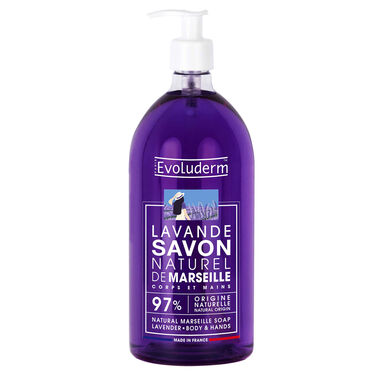 Evoluderm Luonnollinen Laventeli Saippua 1000 ml