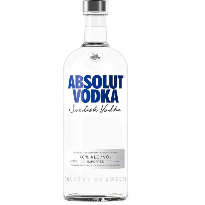 Absolut - Original Vodka Suédoise - 40,0% Vol. - 70cl