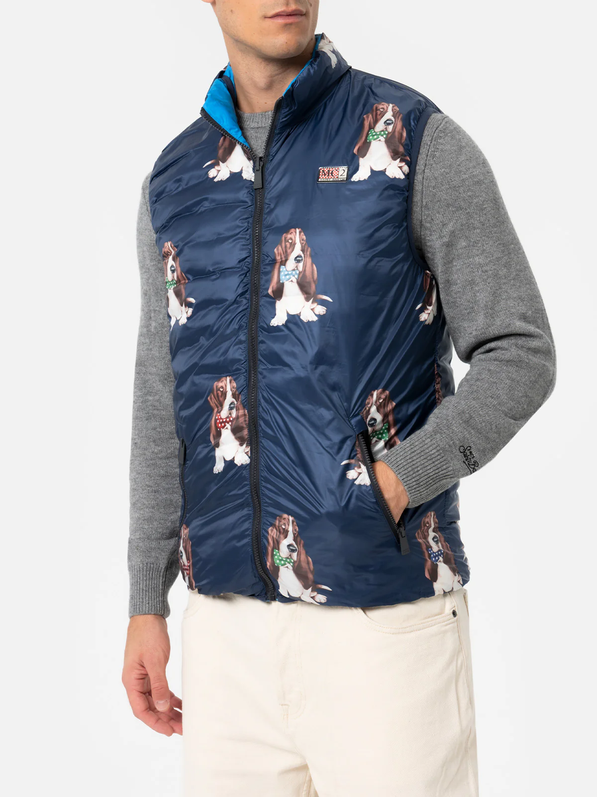 Chaleco acolchado azul Aspen