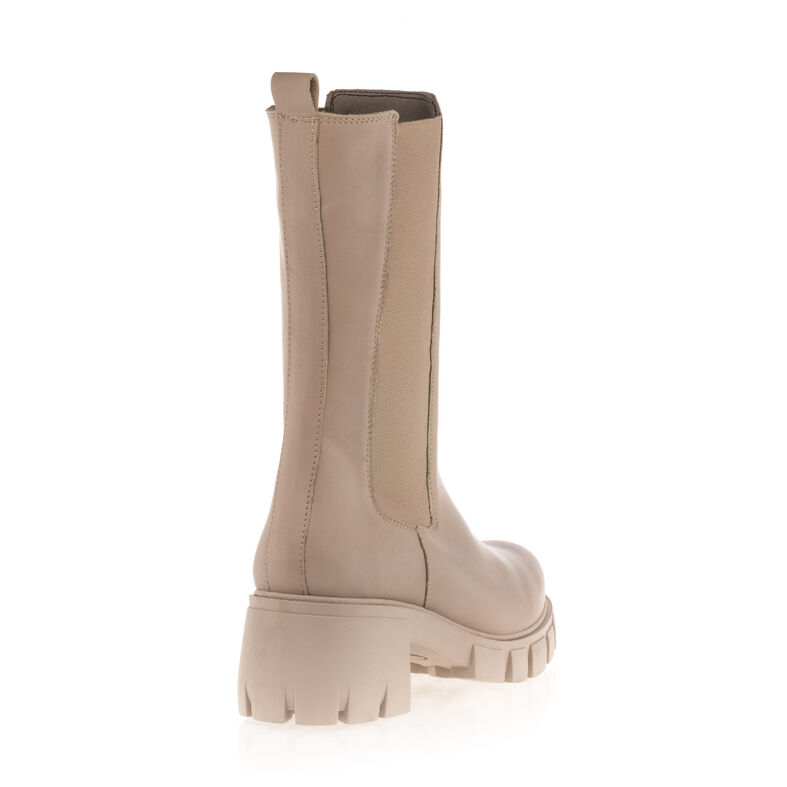 Beige dameslaarzen / enkellaarzen