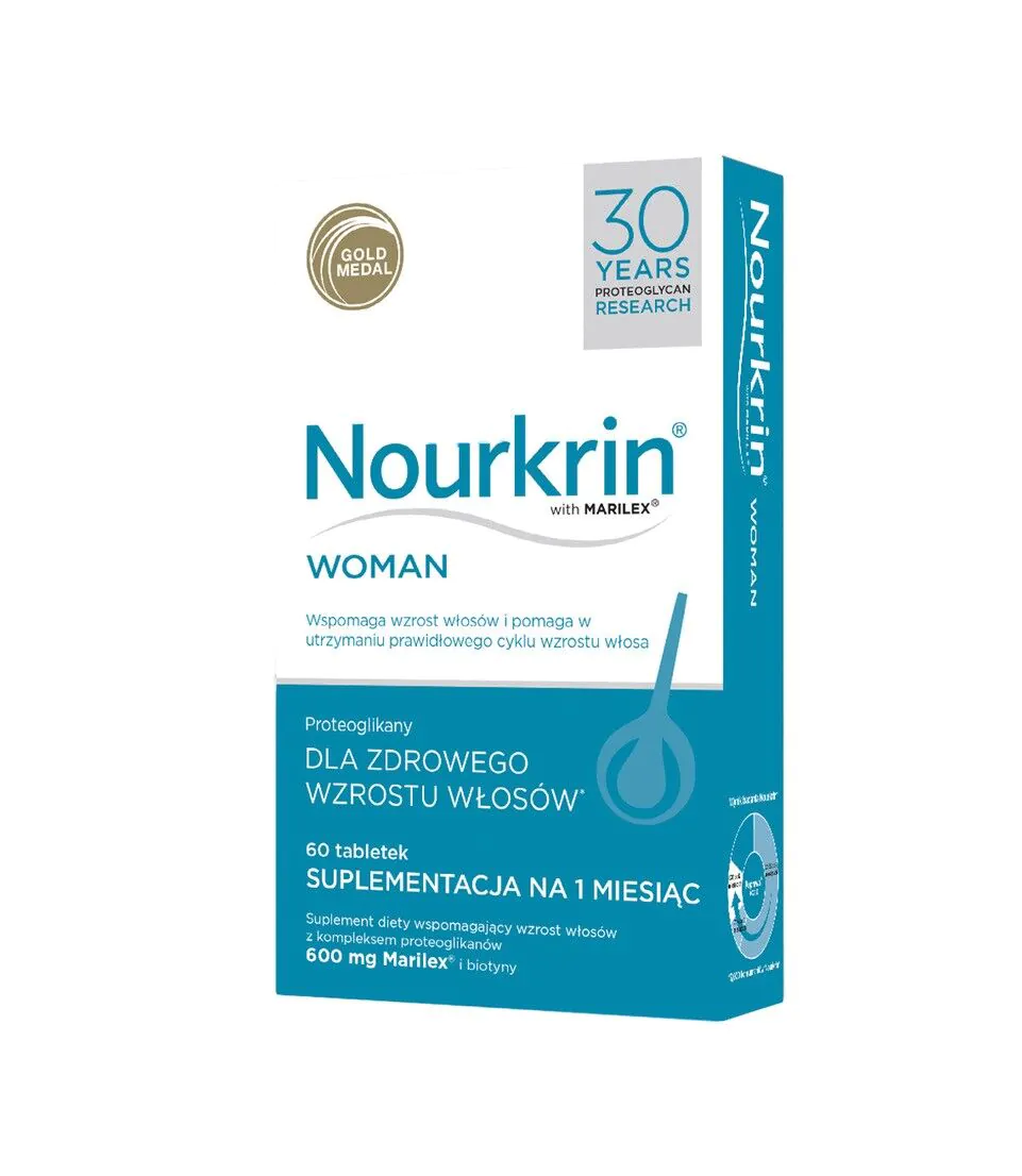 Nourkrin Woman Suplement diety z kompleksem proteoglikanów Marilex tabletki