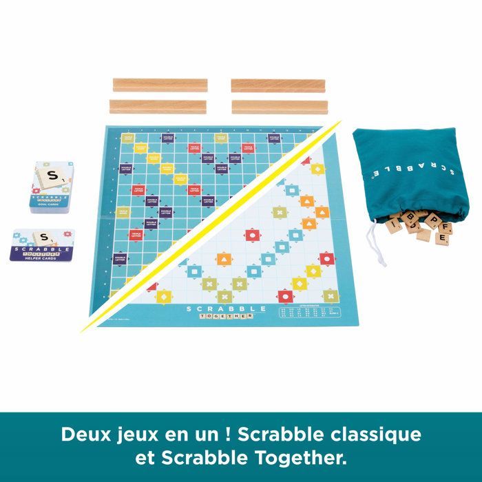Scrabble classico - 2 in 1 - Mattel Games - JGR63