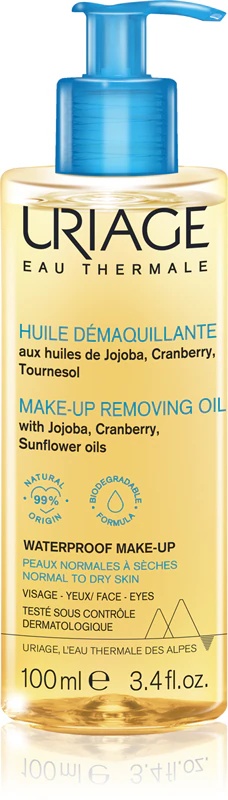 Uriage Hygiène Make-up Remover Oil attīroša eļļa normālai un sausai ādai