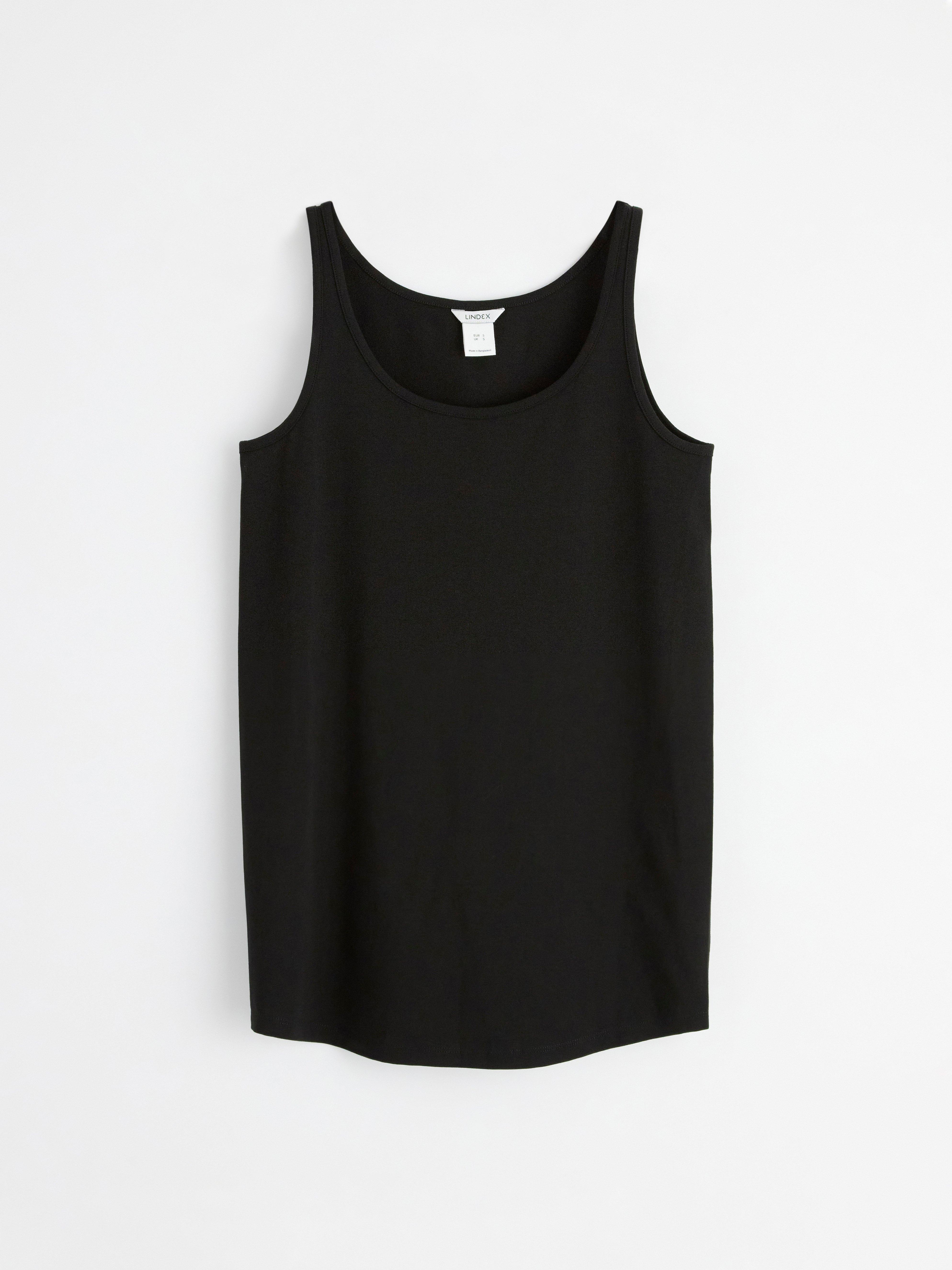 Top de maternidad MOM negro