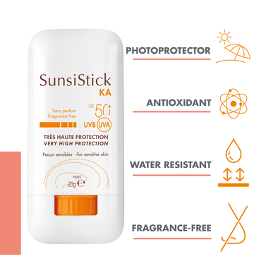 Avène Sun Care SunsiStick KA SPF50 aurinkosuojapuikko aktiiniselle keratoosille