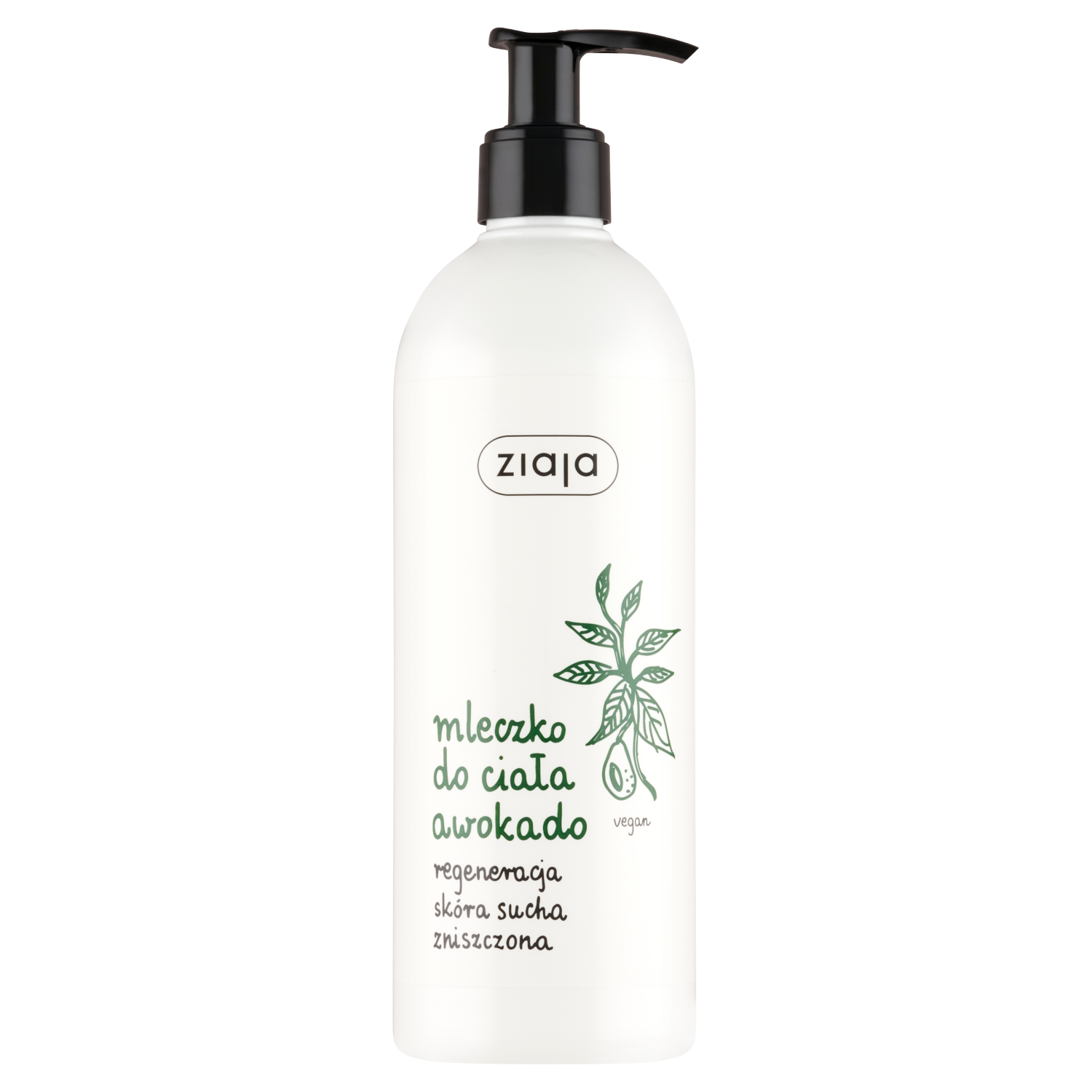 Ziaja Avocado-Körpermilch für trockene und geschädigte Haut 400 ml Bio-Öl