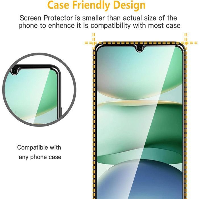 Pack of 2 Tempered Glass Screen Protectors for Xiaomi Redmi A5 4G - Transparent - Scratch Resistant - Ultra Resistant 9H Hardness